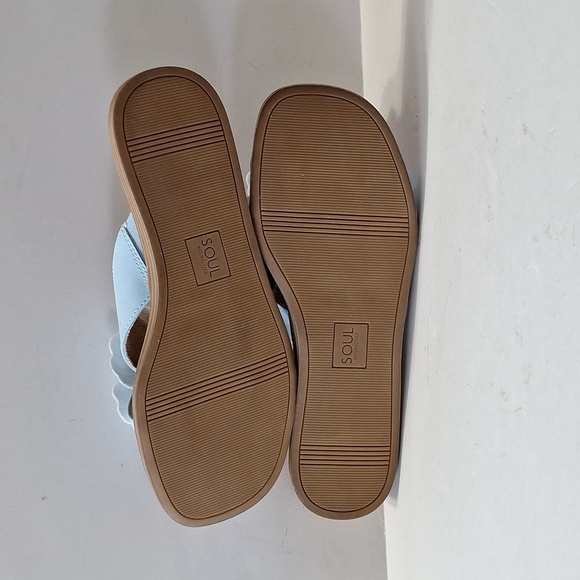 Soul Naturalizer (NEW) Blue Joyful Coquette Flower Comfort Sandals Size 9.5 - Picture 4 of 13